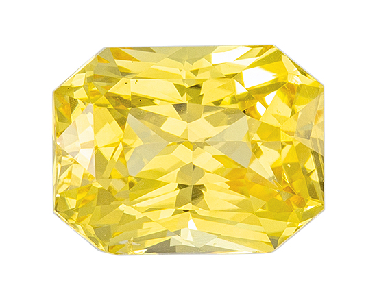 Yellow Sapphire 203 Carat Radiant Cut Gemstone