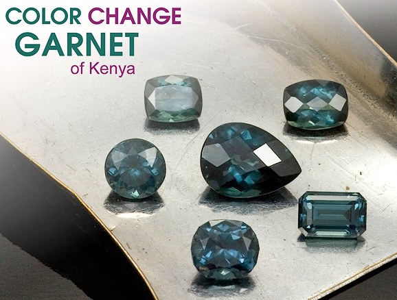 color change garnet gemstones