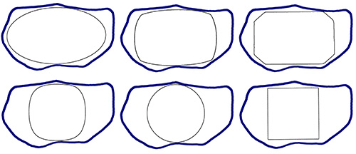 shaped in color gems